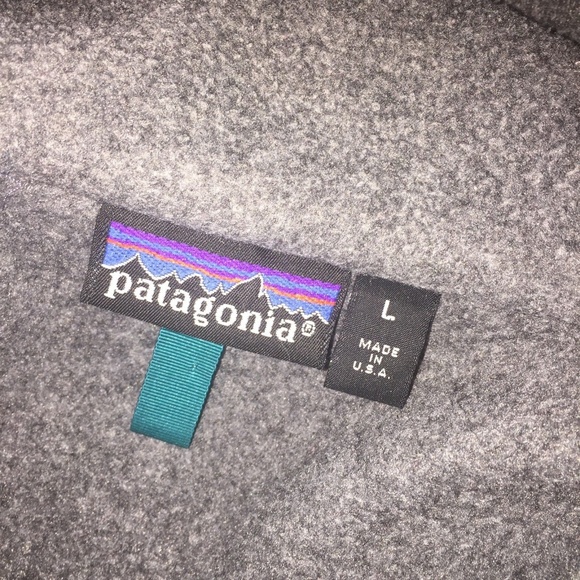 Patagonia Jacket Men L Fleece Vintage Retro Zip - Picture 7 of 8